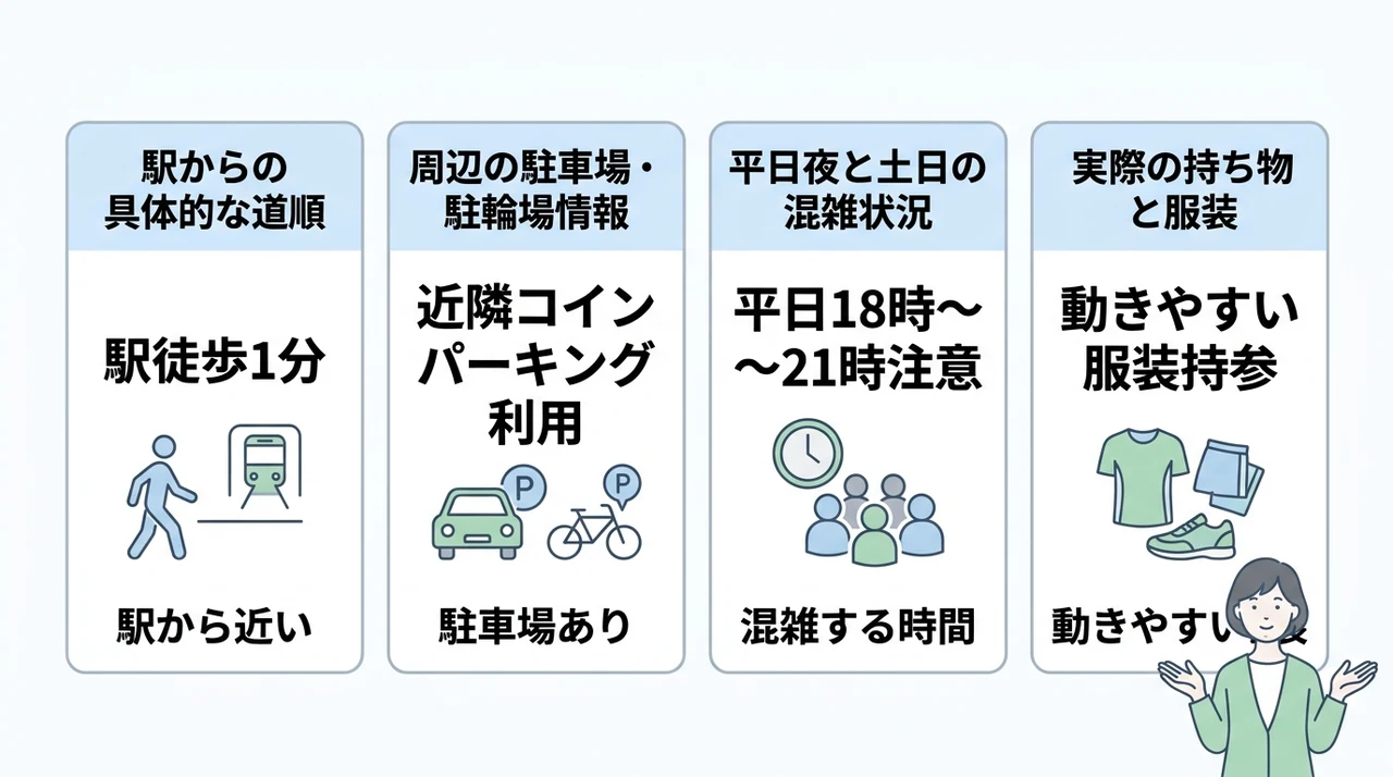 奥沢店の通いやすさとアクセス詳細
