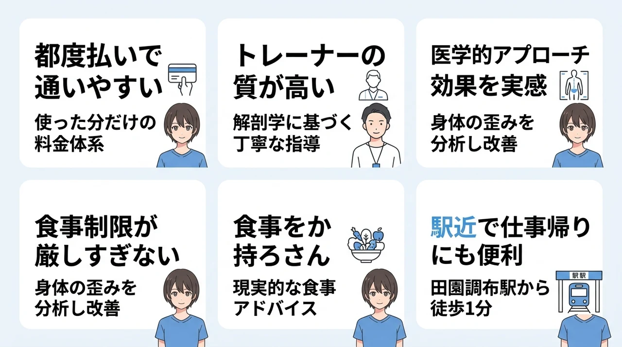 Dr.トレーニング田園調布店の良い口コミ・評判5選