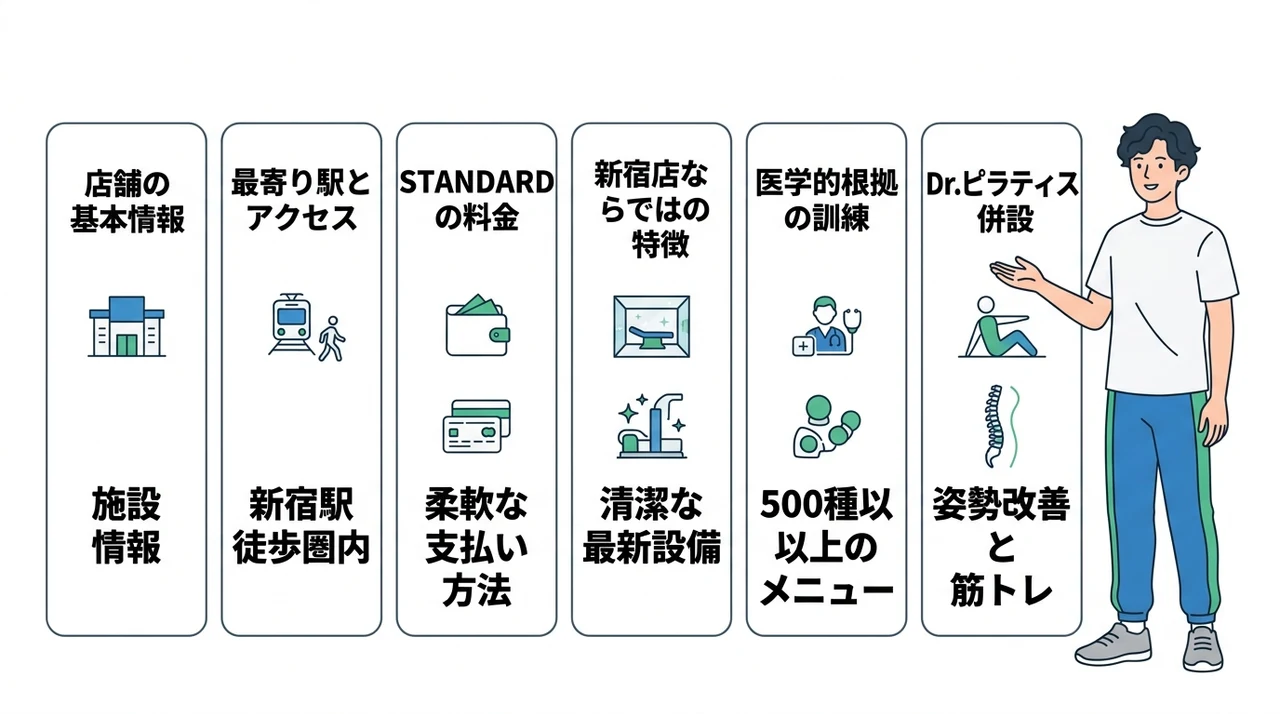 ドクタートレーニング新宿店とは？基本情報と特徴を解説